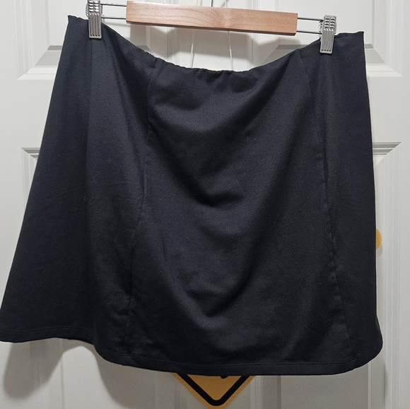 REI Co-Op Active Pursuits Skort Women Black Pull On A-Line Stretch 1X Plus - Picture 1 of 4